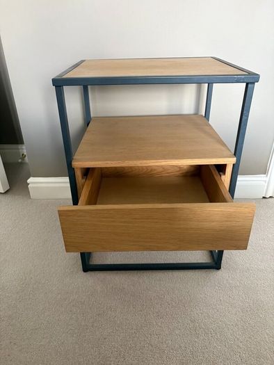 Oak Bedside Lockers / Side Tables  Like New