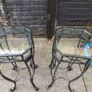 Pair of Wrought Iron Plant Stands Image 4