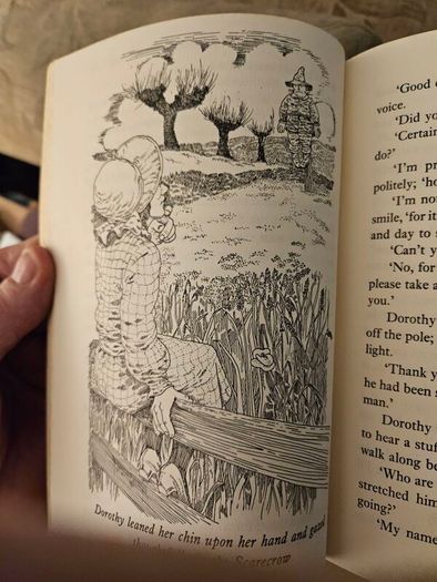 The Wizard Of Oz Vintage 1980 Illustrated Edition Hardback In Good Condition.  See Photos For Same.