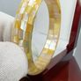 Perl bracelet Golden Glow: South Sea Colour Mother of Pearl Bangle Image 9