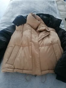 Zara 2 tone anorak puffa jacket