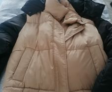 Zara 2 tone anorak puffa jacket