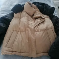 Zara 2 tone anorak puffa jacket