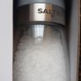 Salter Glass Mill Set Grey Salt Pepper Filled Image 3