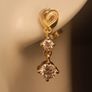 Lovely Quality Sparkling Moissanite Drops Image 6