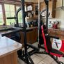 Without Doubt Best Gym Weightlifting Set Up, Power Squat Rack, Bench, Olympic Weights, Bars, Tri Dip!!! Image 4