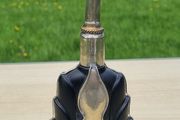 Art Deco Metal Perfume Bottle