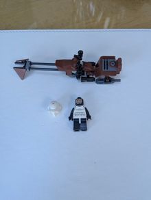 100% lego Scout biker and bike