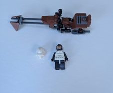 100% lego Scout biker and bike