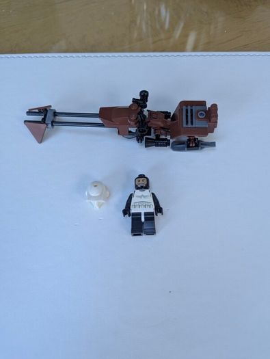 100% lego Scout biker and bike