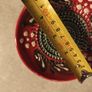Ceramique Scoree A La Main Artisanale Grating Plate Set, Ceramic, Red Image 2