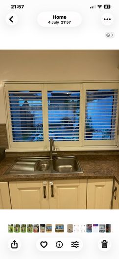 White Plantation Shutters (2 Sets)