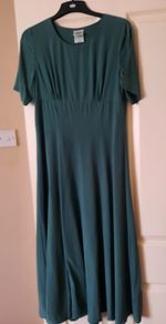 Vintage Silk Laura Ashley Dress - Size 10