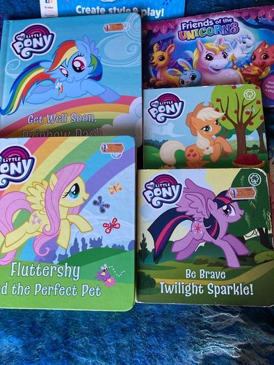 A collection of My Little Pony books