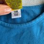 Duns Sweden 100% organic cotton More than a fling imperial blue long sleeve top Image 3