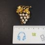 Vintage Napier Grape and Vines Brooch Image 4