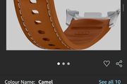 Samsung Galaxy Official Adjustable Hybrid Band for Watch8 and Watch8 Classic in Camel