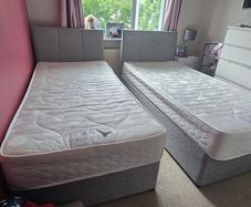 2 Single Beds with Mattresses