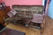 Solid Wood Couch &amp; Two Armchairs