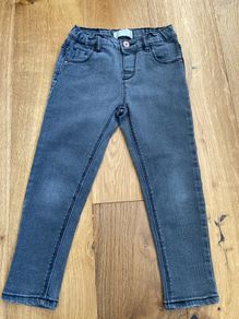 Girls Gray Jeans - Zara (3-4yrs)