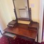 Antique-Style Wooden Dressing Table / Vanity with Mirror Image 9