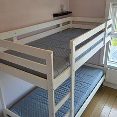 IKEA MYDAL Bunk Beds & 2 Mattresses - Great Condition