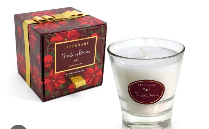 Tipperary Crystal Christmas Candle