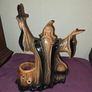 Vintage ceramic Wizard candle holder Image 2