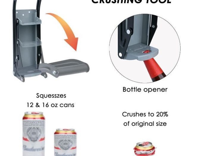 Can and Tin Crusher and Bottle Opener
