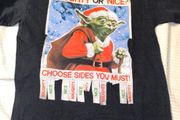 star wars xmas t shirt size small