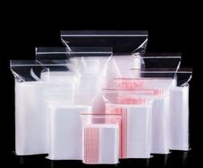 Clear Resealable Zip Lock Plastic Bags 100pcs Medium Sizes