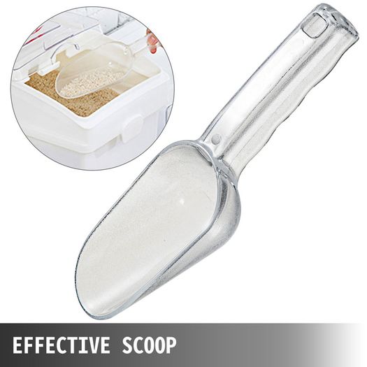 Kitchen Container Ingredient Storage Bin W/ Wheel & Scoop 3 x 6.6 Gal for Commercial Home Storing Rice Flour Corn Soybean