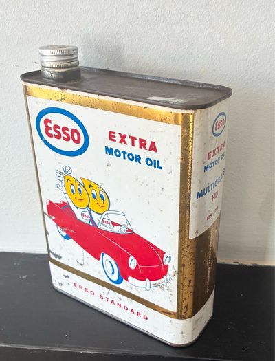 Vintage Esso 2L Oil Tin