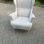 Beautiful wing back arm chair. Perfect condition Image 2