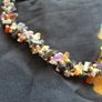 Vintage Multi Stone Necklace and Earrings Set Image 3