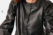 Whistles leather shirt