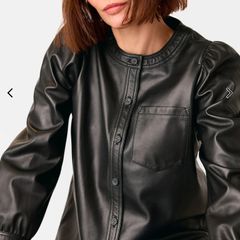 Whistles leather shirt