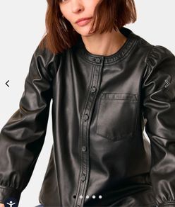Whistles leather shirt