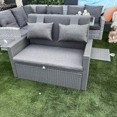 Sicily Garden Recliner Set - 1 Set  4 Ways