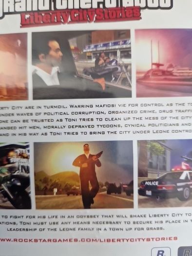 Grand Theft Auto Liberty City Stories PlayStation2 Ps2 Games Original
