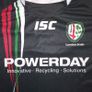 FREE POST London Irish (L) Rugby Jersey Shirt BLK Eire Ireland England  Large Image 2