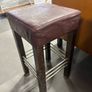 Leather upholstered bar stools with wooden legs 95EUR each Image 6