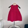 Cute Baby Girls Red Dress from Jojo Maman Bebe. Age 12-18 months / EU 80cm Image 7