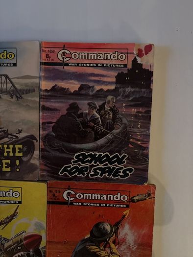 Commando graphic war books x 4