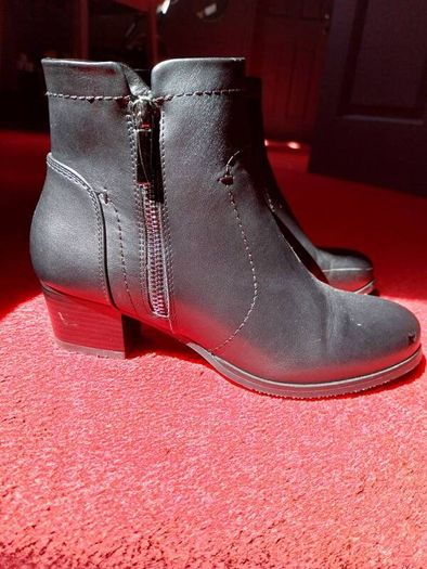 Black ankle boots