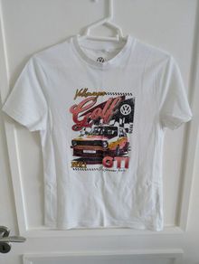 Volkswagen t-shirt MK1 Golf GTI Official Issue new and never worn see last two photos for exact measurements FREE STANDARD POSTAGE INCLUDED