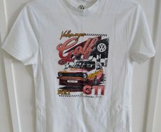 Volkswagen t-shirt MK1 Golf GTI Official Issue new and never worn see last two photos for exact measurements FREE STANDARD POSTAGE INCLUDED