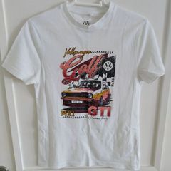Volkswagen t-shirt MK1 Golf GTI Official Issue new and never worn see last two photos for exact measurements FREE STANDARD POSTAGE INCLUDED