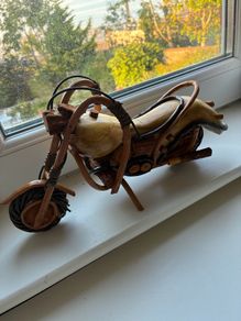 Handcrafted  Harley Style Timber Motorcycle