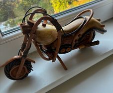 Handcrafted  Harley Style Timber Motorcycle